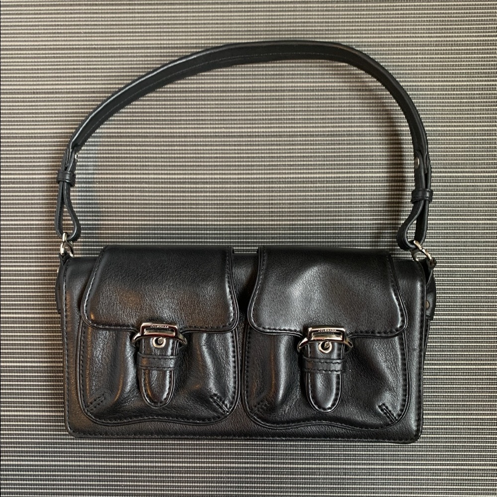 *gently used* Cole Haan leather baguette purse